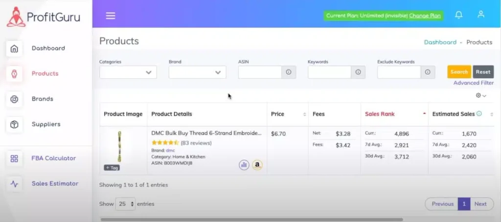 ProfitGuru FBA Calculator for Amazon Seller Profit Optimization
