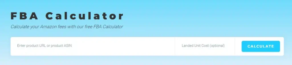 Viral Launch FBA Calculator for Amazon Seller Profit Forecasting