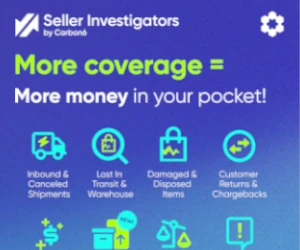Seller Investigators ad showcasing Amazon FBA refund and reimbursement services.