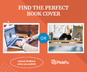 PickFu banner for choosing the perfect book cover with instant feedback.
